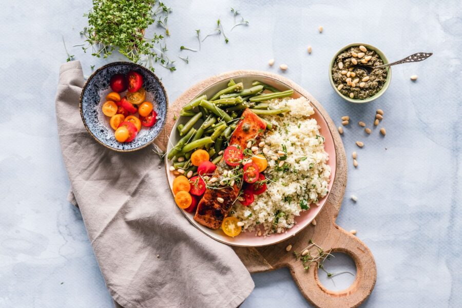 Insalata siciliana tonno e quinoa
